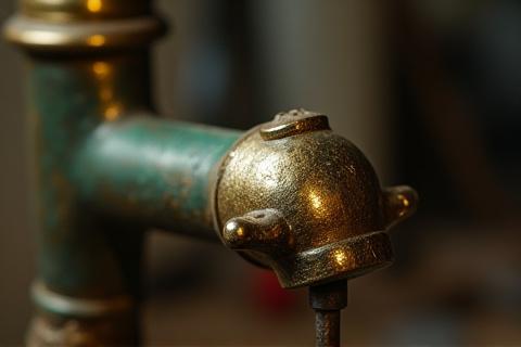 Bild på restaurerad antik köksdetalj